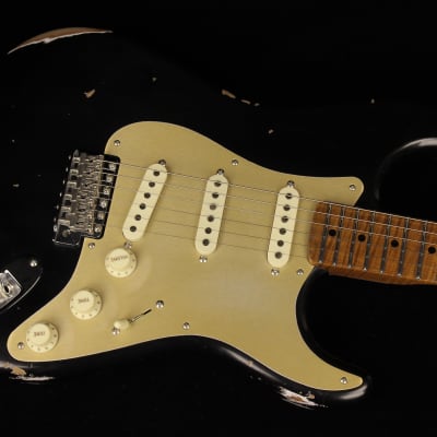 Fender Custom Limited Edition Roasted '56 Stratocaster Relic - ABLK (#718) image 6