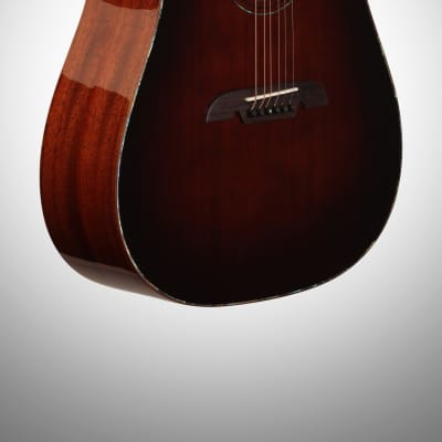 Alvarez MDA66SHB Masterworks Dreadnought Acoustic Guitar (with Gig bag), Shadowburst image 3