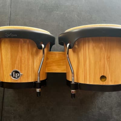 L.P. Aspire Signature Bongos - Natural Wood | Reverb