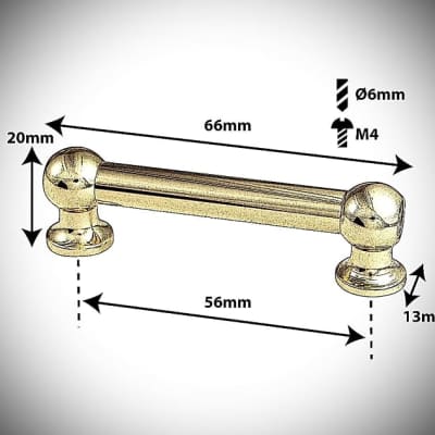 WorldMax Classic Brass Tube Lugs (Set of 6) image 2