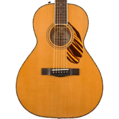 Fender Paramount PS-220E Parlor Acoustic-Electric Guitar (Natural) image 1