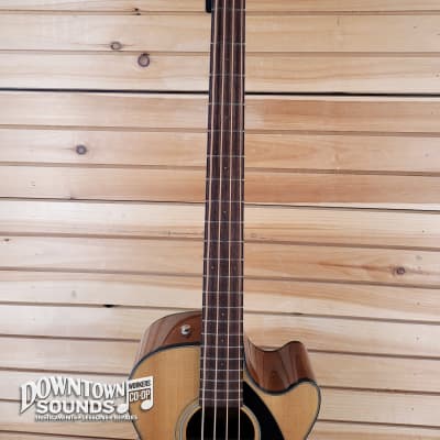 Fender CB-60SCE Concert Acoustic/Electric Bass - Laurel FB - Natural image 5