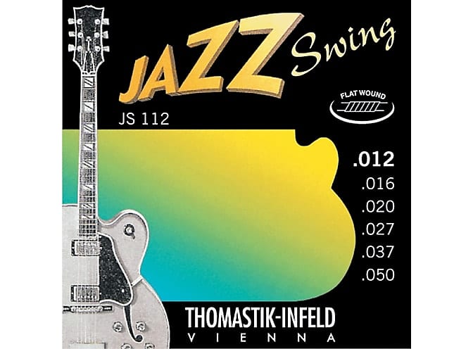 Thomastik Jazz Swing Flatwound Electric Guitar Strings Reverb