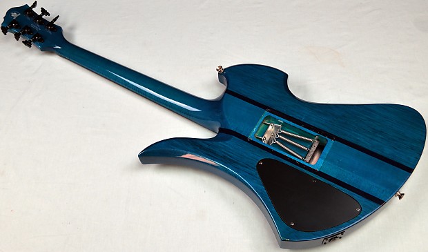 B.C.Rich Mockingbird-ST Trans HB【2012年製】 2012 BC Rich Mockingbird ST Electric Guitar, Trans Blue, Floyd