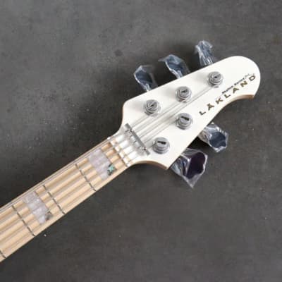 Lakland Skyline 55-02 Custom 2023 - White Pearl image 3