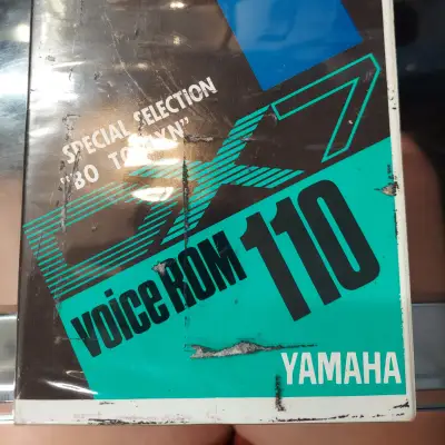 Yamaha DX7 Voice ROM 110 Cartridge Special Selection "Bo Tomlyn"