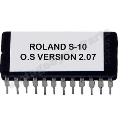 Roland S-10 Firmware Version 2.07 Eprom Upgrade Update for S10 Rom Sampler