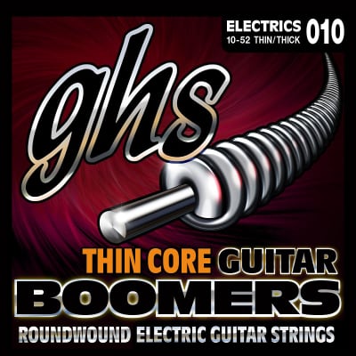 GHS Thin Core Boomers Thin/Thick 10-52 Electric Guitar Strings (TC-GBTNT) image 1