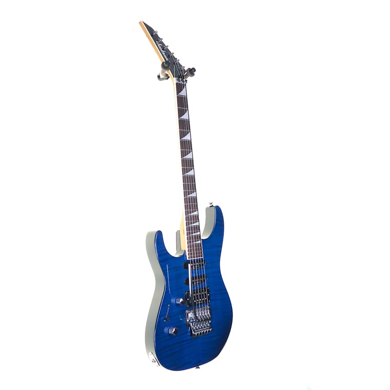Jackson Made in Japan Left Handed Dinky Floyd Rose, Blue | Reverb