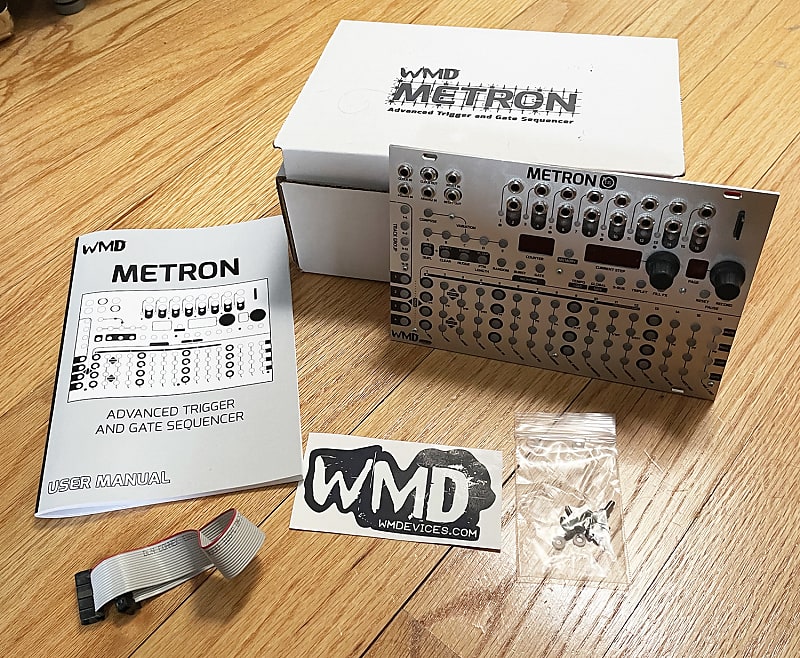 WMD Metron Trigger/Gate Rhythm Sequencer - Silver