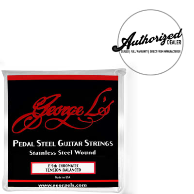 George L's Pedal Steel Stainless Steel Guitar Strings (E 9th Tension Balanced) image 1