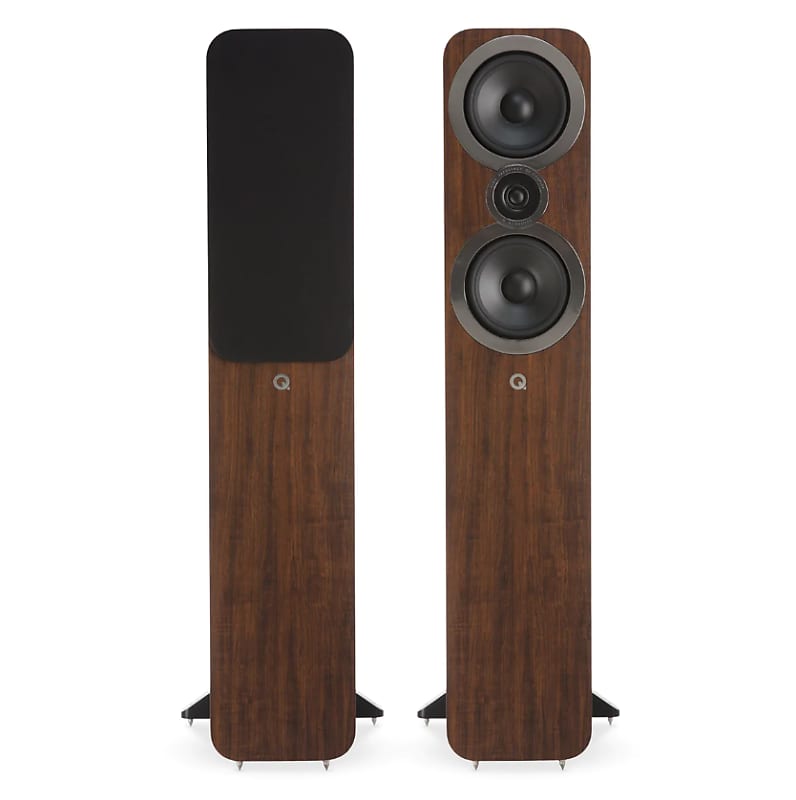 Q Acoustics QA3552 Q 3050i SPEAKER ENGLISH WALNUT PAIR Reverb