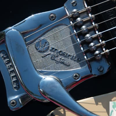 1976 Mosrite of California (Made in the USA) 1965 "The Ventures" w Moseley Tremelo Reissue - w Original Hard Case - Pro Set Up with Perfect Frets, Action & Intonation! image 9