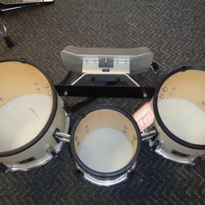 used CB Percussion set of marching band trips tom drums image 4