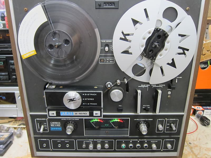 Akai X-1810 Reel to Reel + 8 Track Player Recorder, On Board