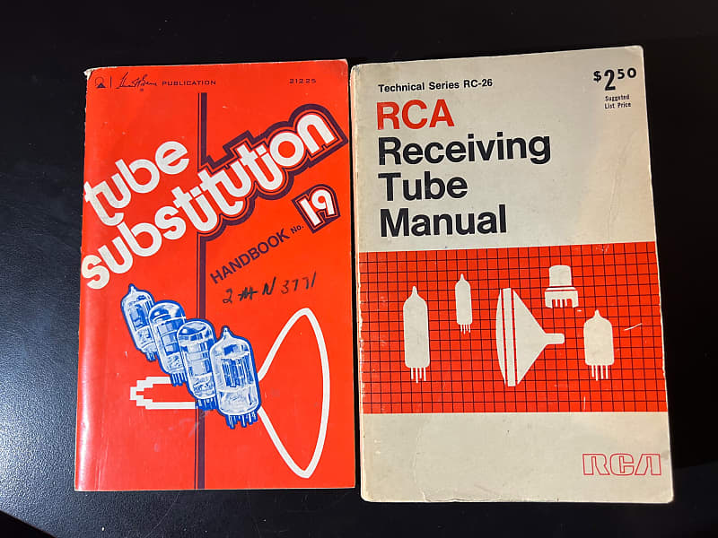 RCA Receiving Tube ManuaL & Tube Substitution Handbook | Reverb