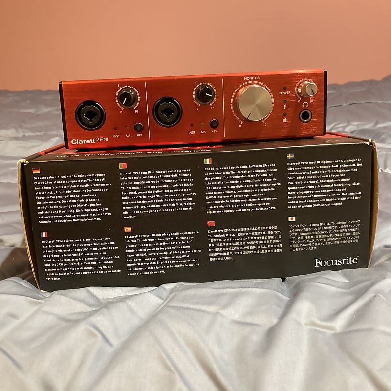 DTM・DAW Focusrite Clarett 2Pre Thunderbolt Amazon.com: Focusrite AMS-CLARETT-2PRE Clarett 2Pre
