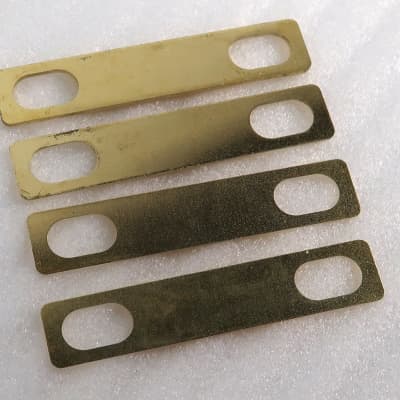 Metal / Brass Neck Pocket Shims 3 Different Thicknesses / Back / Front Angle image 4