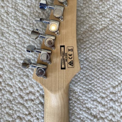 Ibanez GRX70QAL Left Handed Electric Guitar - Transparent Blue Burst image 4