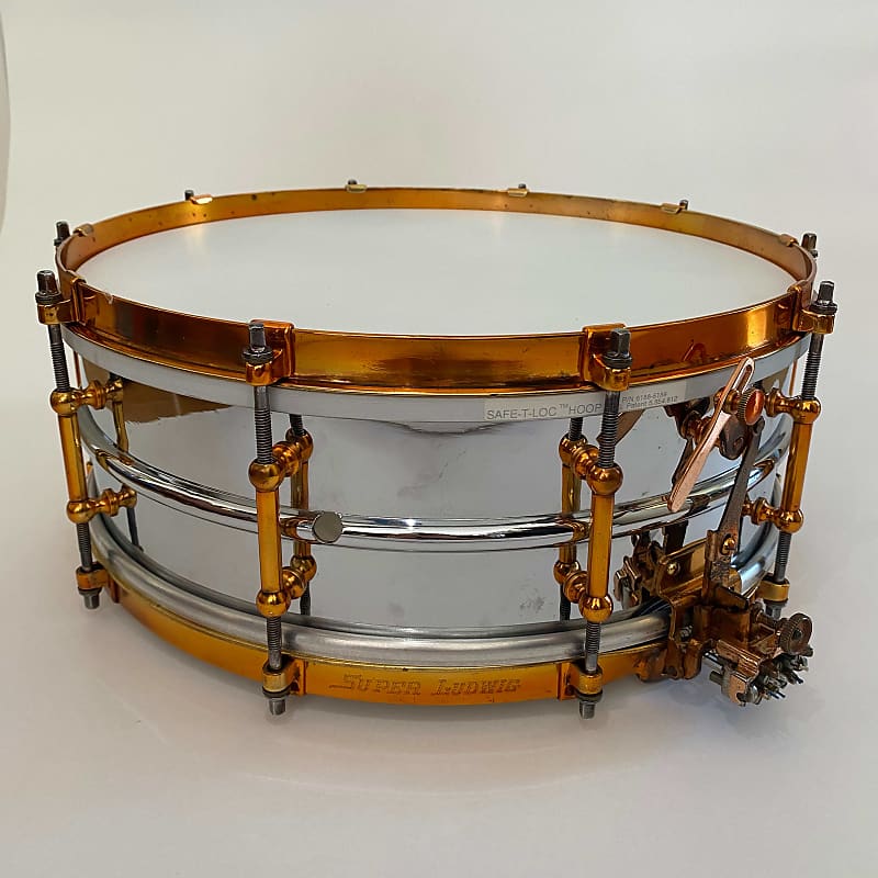 Super ludwig store chrome over brass