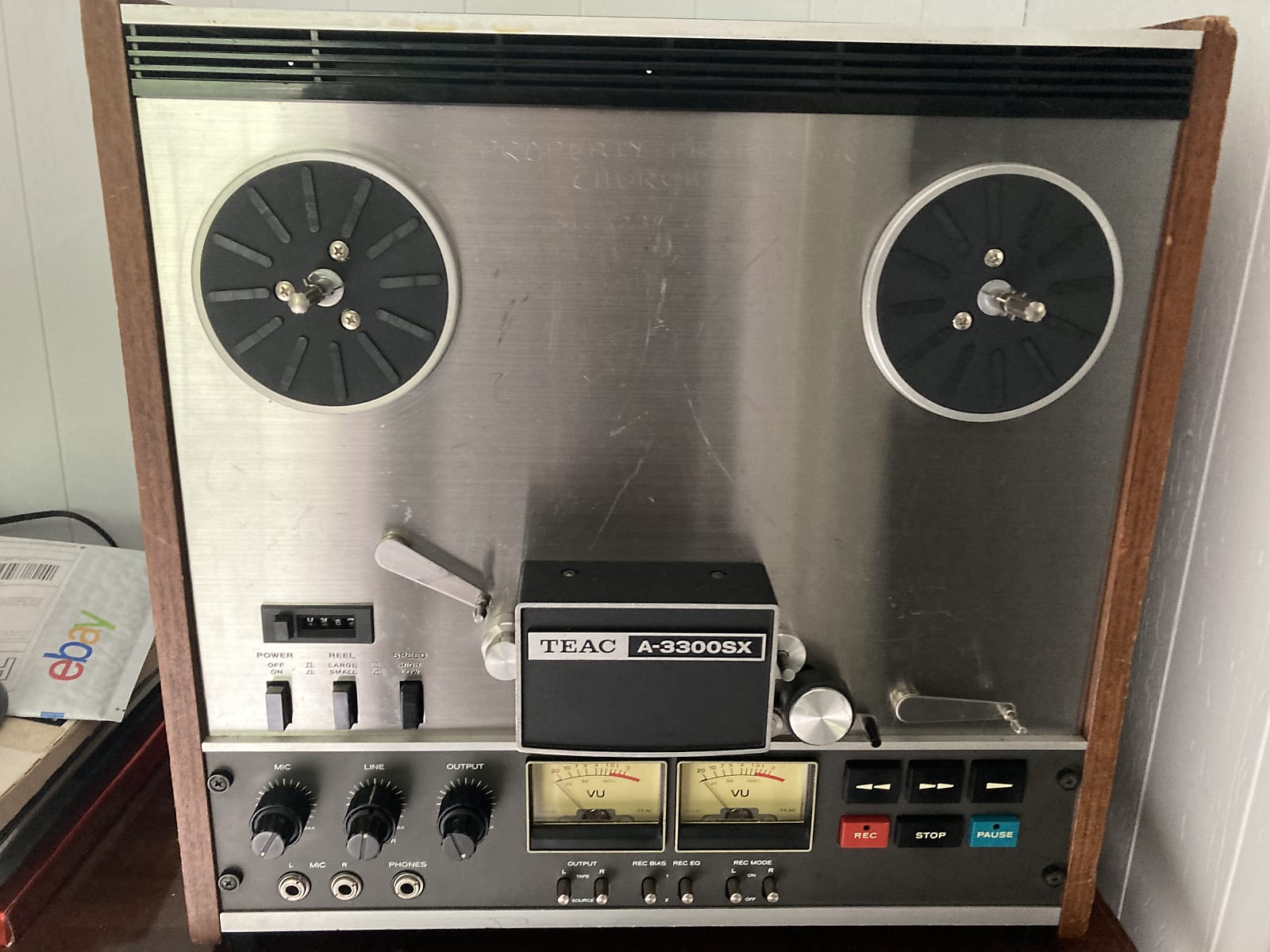 TEAC A-3300Sx 1/4 2-Track Reel to Reel Tape Recorder | Reverb