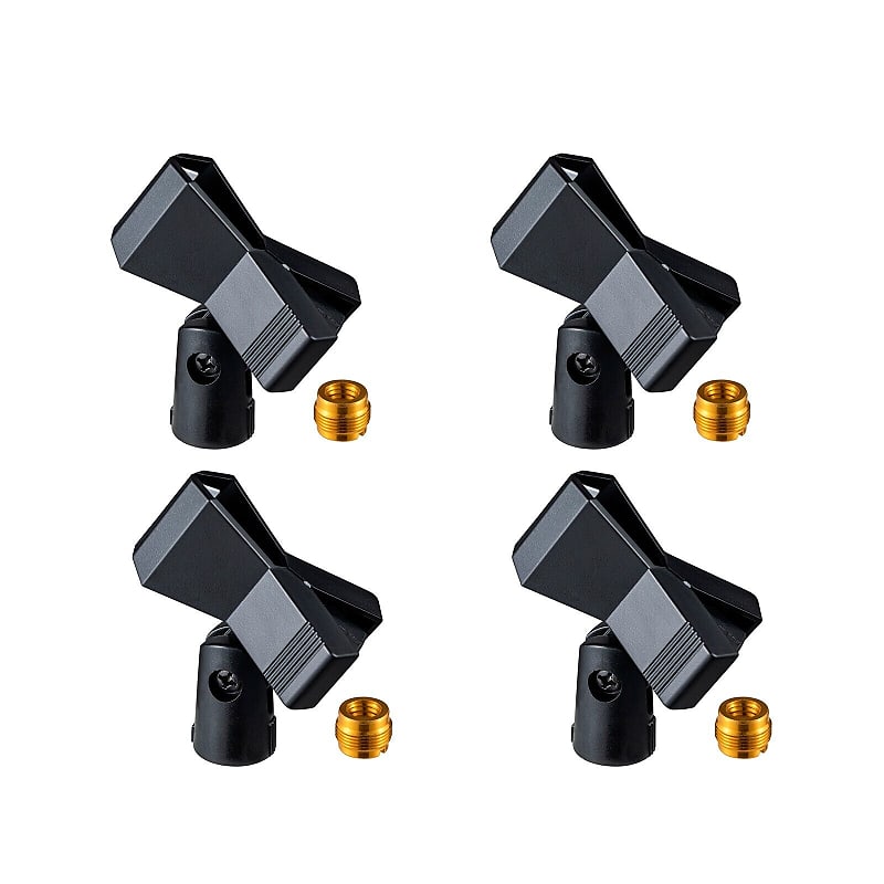 Universal Microphone Clip Holder (4 Pack) | Reverb