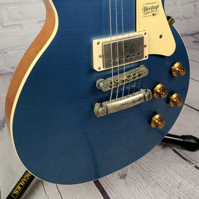 Heritage Guitars H-150 Pelham Blue Artisan Aged Singlecut Electric Guitar Limited Edition image 4