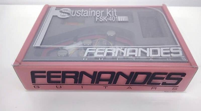 Fernandes Sustainer system. 80's-90's. Black/grey silver