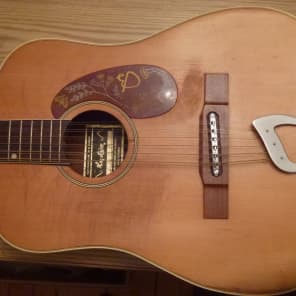 Vintage 1975 Hagstrom H-33 ( BJ-12) 12-string Acoustic Guitar image 7
