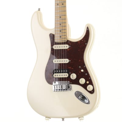 Fender USA American Deluxe Stratocaster HSS Shawbucker Olympic Pearl/M 2015 [3.61kg]. [SN US15014807] (01/29) for sale