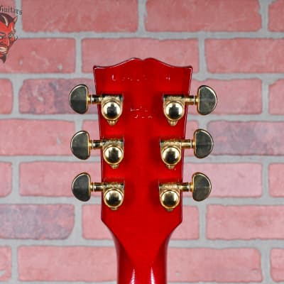 Gibson Les Paul DC Standard Flame Maple Top Transparent Cherry 2005 w/OHSC (SWD MJ Pickups) image 10