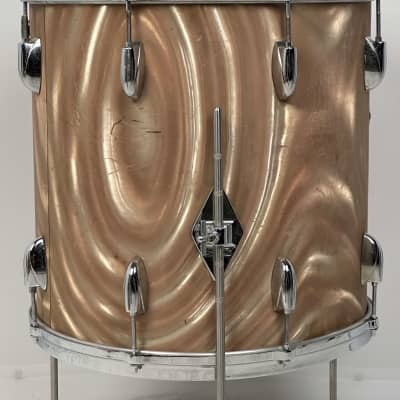 Gretsch 20/12/16" 1960's Round Badge Drum Set - Sunset Satin Flame image 18