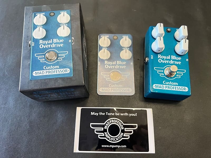 Mad Professor Royal Blue Custom Overdrive Pedal New!