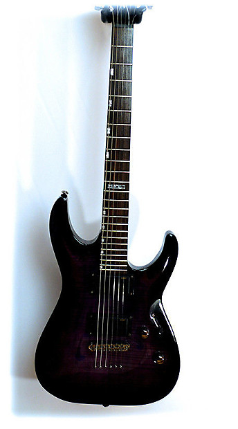 ESP LTD H-330FM-NT See-Thru Purple | Reverb