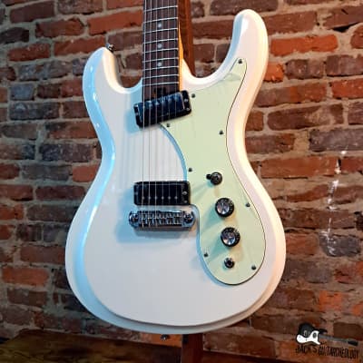 Aria Pro II DM-206 "Fly Higher Phase 4" Electric Guitar (2023 - Vintage White) image 3
