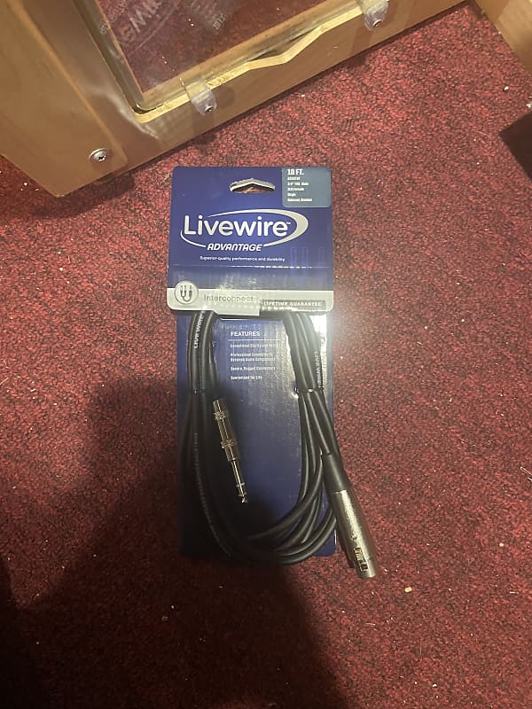 Livewire Quarter inch cable Reverb