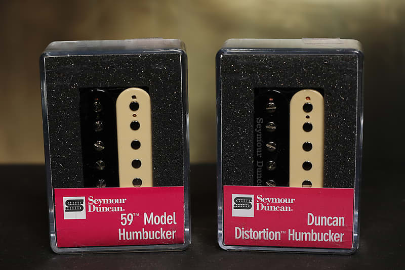 Seymour Duncan Distortion SH-6 Bridge & SH-1 59 Neck REVERSE ZEBRA Pickup  Set