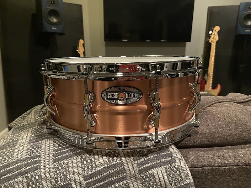 Pearl Sensitone Premium 14” x 5.5” COPPER shell snare drum (STA1455CP).  Free Shipping!