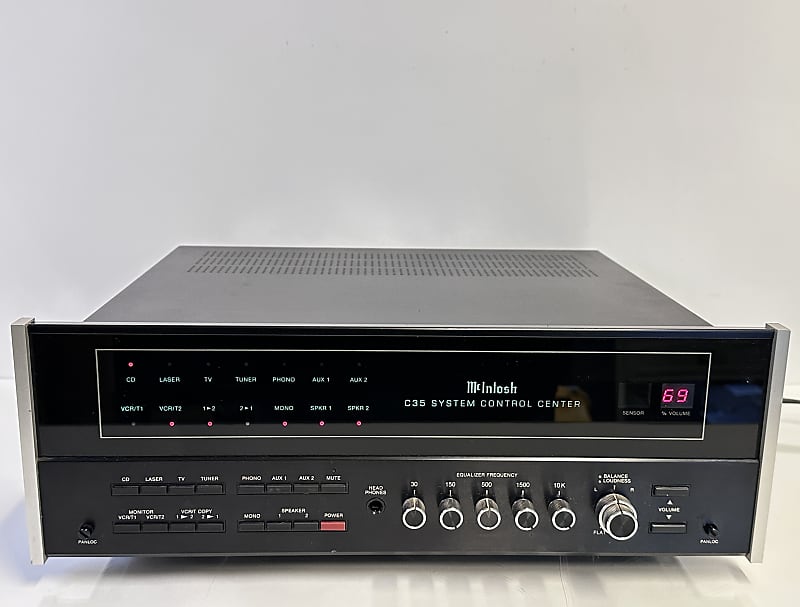 McIntosh C35 2-Channel Solid State System Control Center  			