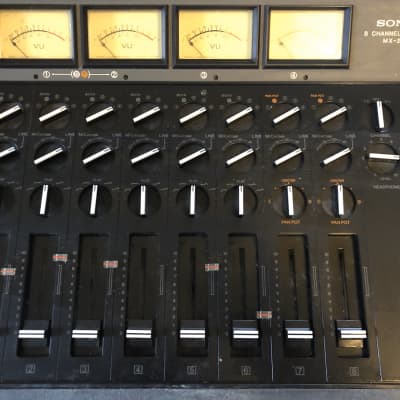通電OK SONY 8チャンネル ミキサー MX-20 MIC MIXER オーディオ 機器