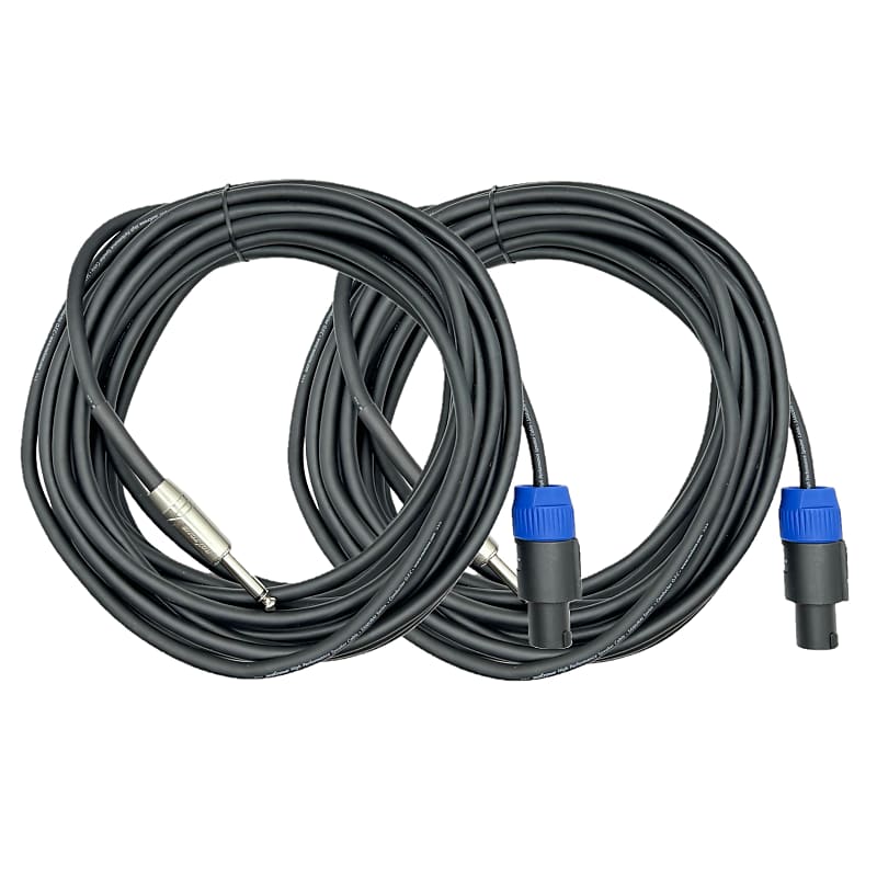 GCTBL1M 2x Speakon Auf 1/4" Lautsprecherkabel - Professionelle Audio Kabel Für DJ Und PA