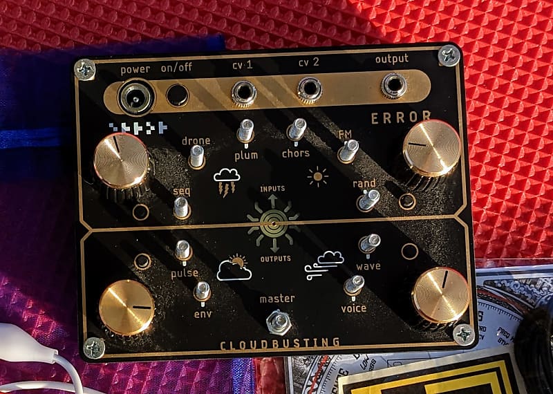 Error Instruments Cloudbusting / Gold XO Brickie | Reverb