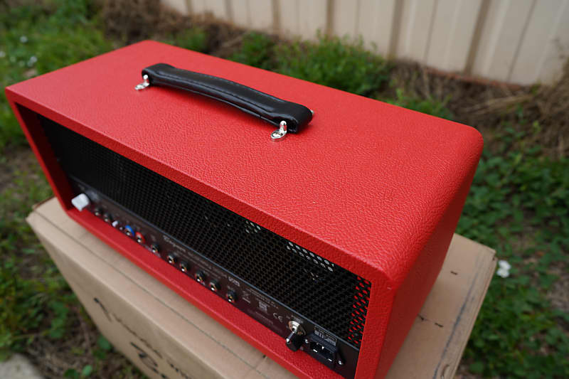 Bogner Ecstasy 3534-50 Watt Red Tolex 50-Watt Tube Guitar | Reverb