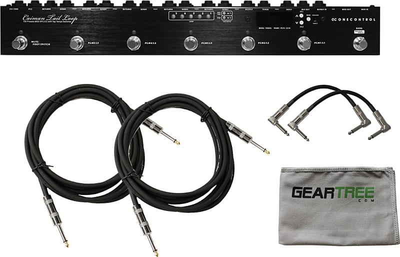 One Control Caiman Tail Loop Programmable Switcher w/ 4 Cables and