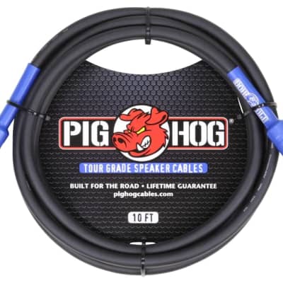 Pig Hog PHSC10 10 FT Speaker Cable 1/4 - 1/4 w/ FREE Same Day Shipping