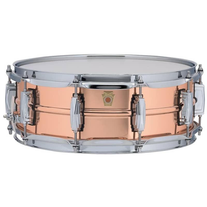 Ludwig LC660 Copper Phonic 5 x 14 Snare Drum with Smooth Copper Shell & Imperial Lugs image 1