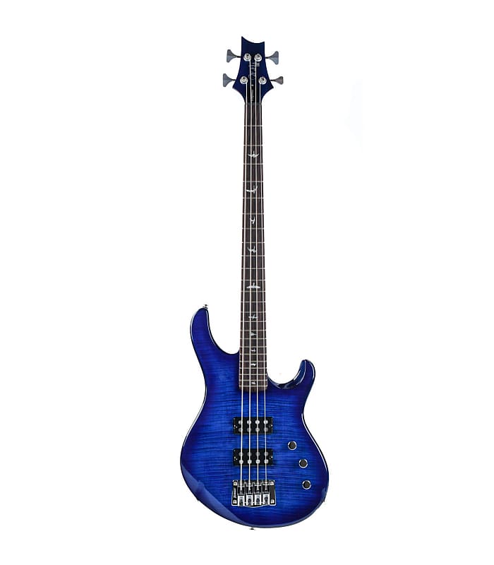 PRS Guitars SE Kingfisher Bass - Faded Blue Wrap Around Burst image 1