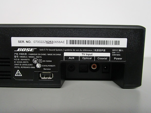 Bose Solo 5 TV Sound System, Model 418775 | Reverb