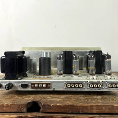 Fisher X-100-3 Integrated Tube Amplifier Early 1960's - Gold image 7