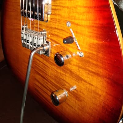 Harley Benton Fusion-T HH Pro Series with Roasted Maple Fretboard - Flame Bengal Burst ! image 4